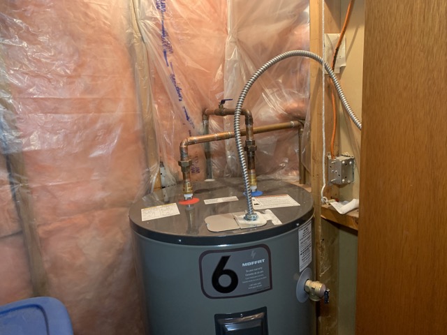 Plumbing Completed