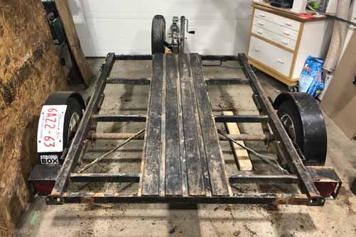 Side and end panels removed