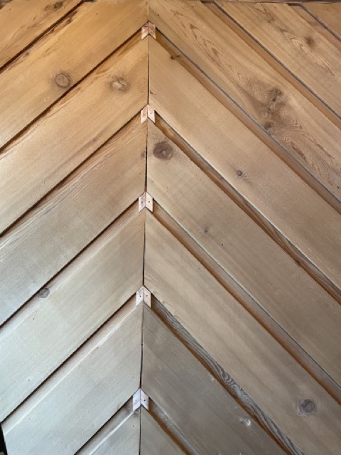 Spacers added to prevent dust accumulation