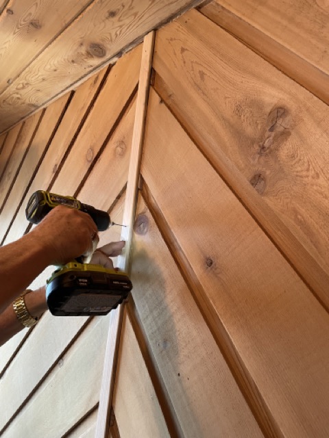 Adding trim over joints